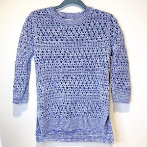 Crofts&Barrow Purple Crew Neck Sweater